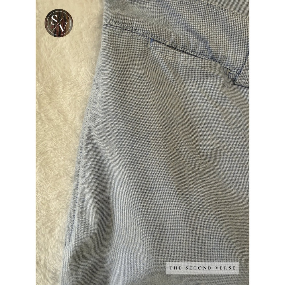 Polo Ralph Lauren Light Blue Philip Mens Pant 38X30 Button Front Pants - Picture 6 of 8